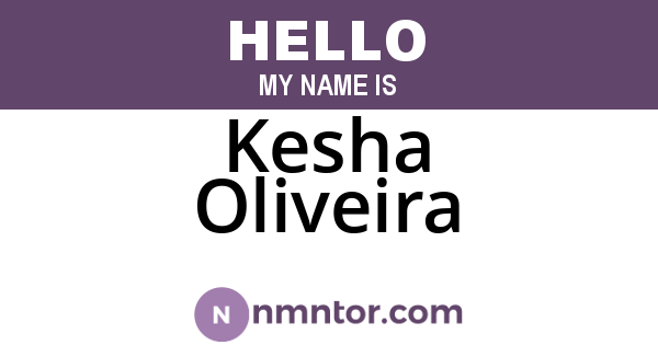 Kesha Oliveira