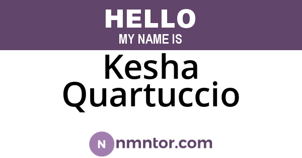 Kesha Quartuccio