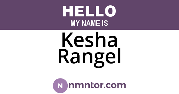 Kesha Rangel