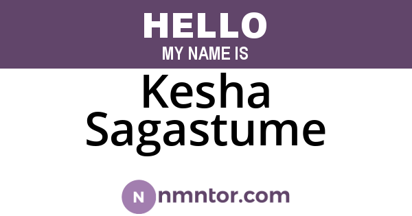 Kesha Sagastume