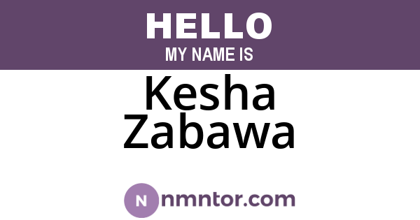 Kesha Zabawa