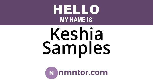 Keshia Samples
