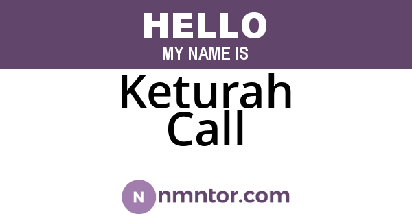 Keturah Call