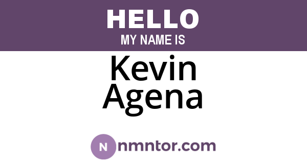Kevin Agena