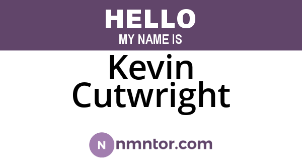 Kevin Cutwright