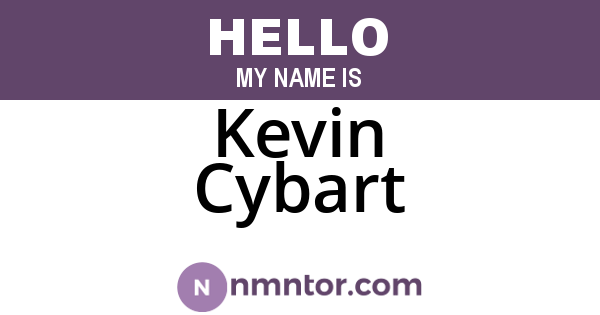 Kevin Cybart