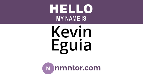Kevin Eguia