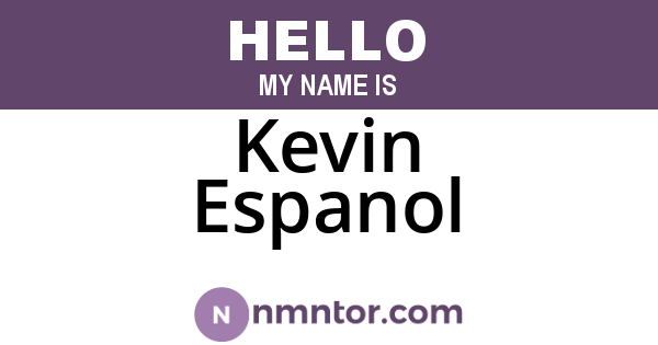 Kevin Espanol