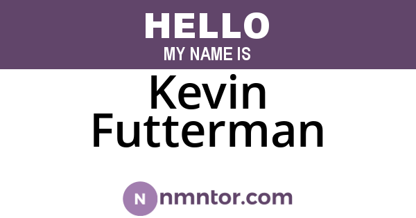Kevin Futterman