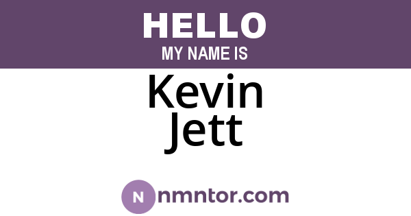 Kevin Jett