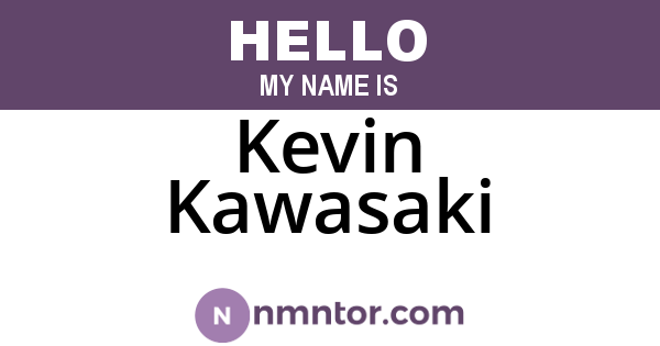 Kevin Kawasaki