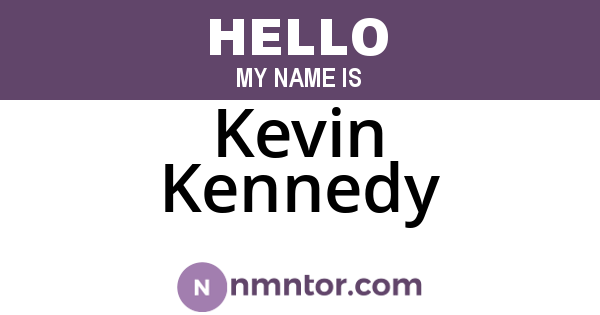 Kevin Kennedy