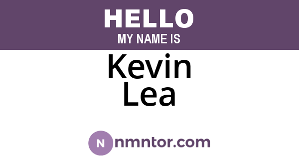 Kevin Lea