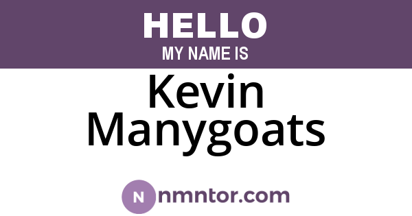 Kevin Manygoats