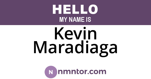 Kevin Maradiaga