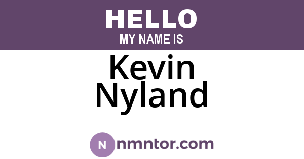 Kevin Nyland