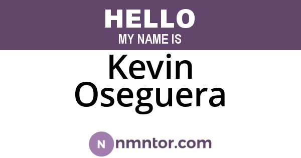 Kevin Oseguera