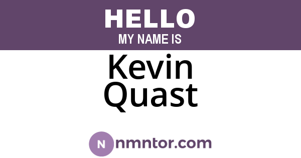 Kevin Quast
