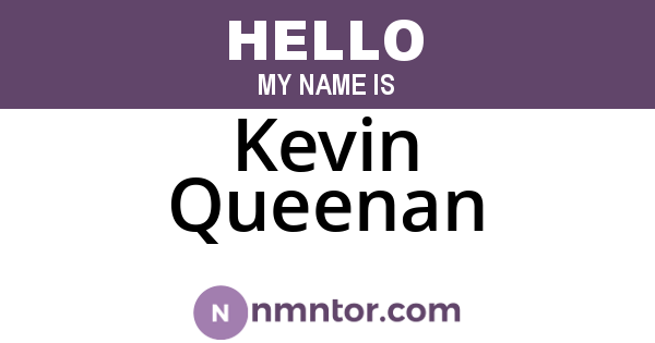 Kevin Queenan