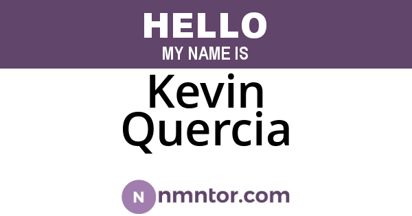 Kevin Quercia