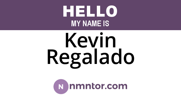 Kevin Regalado