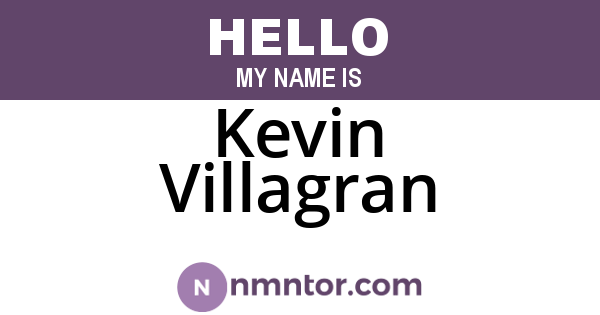 Kevin Villagran