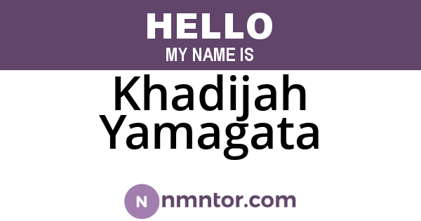 Khadijah Yamagata