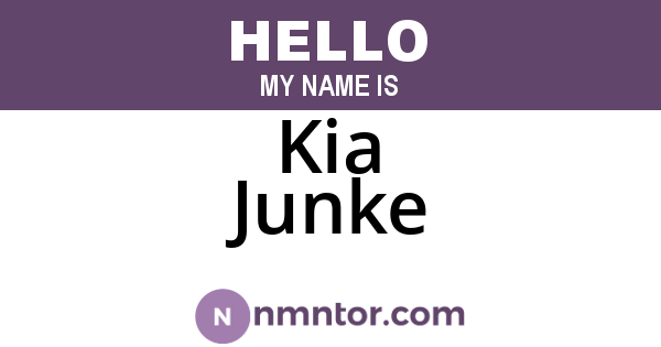 Kia Junke