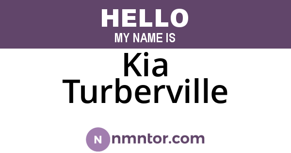 Kia Turberville