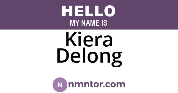 Kiera Delong