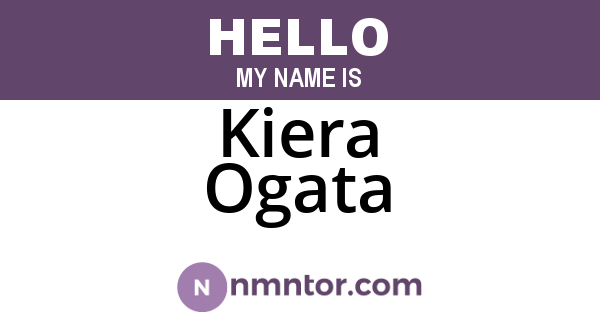 Kiera Ogata