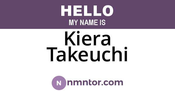Kiera Takeuchi