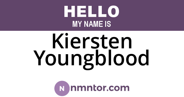 Kiersten Youngblood