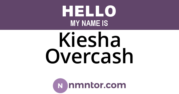 Kiesha Overcash