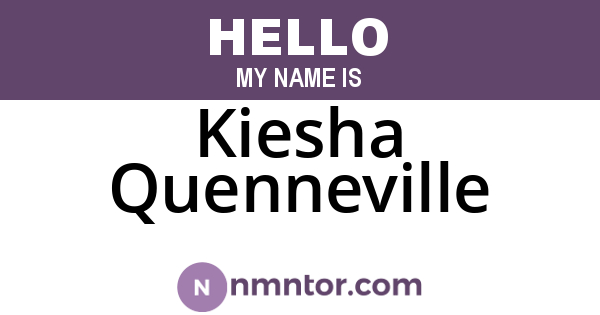Kiesha Quenneville