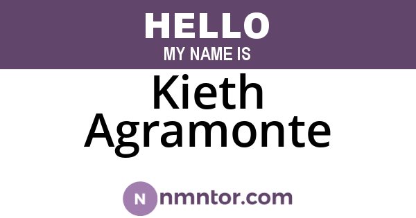 Kieth Agramonte