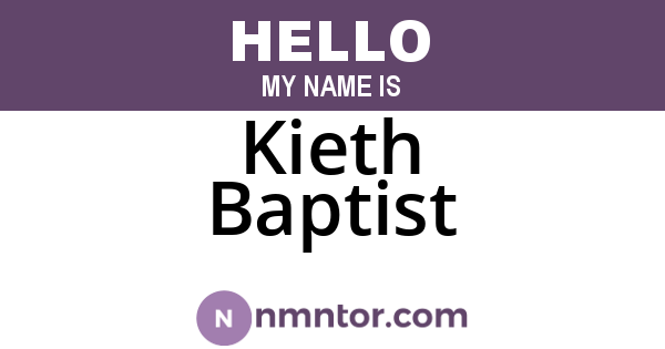Kieth Baptist