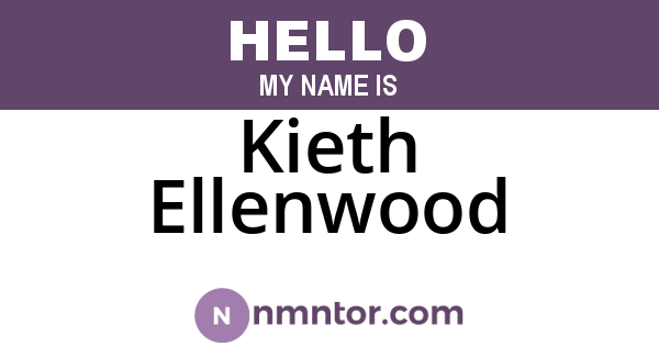 Kieth Ellenwood