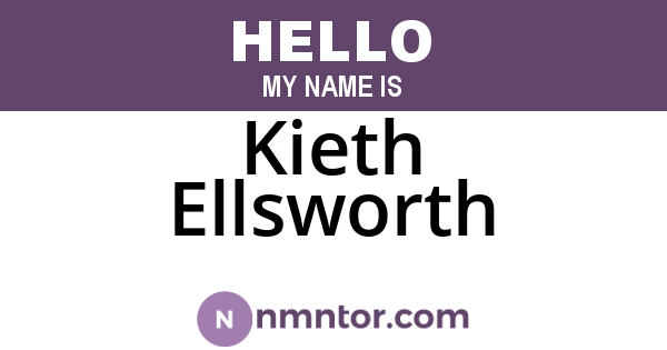 Kieth Ellsworth
