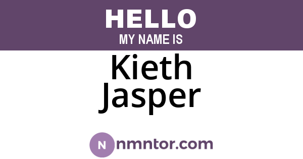 Kieth Jasper