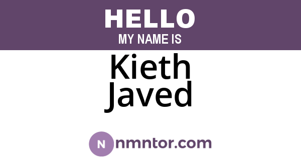 Kieth Javed