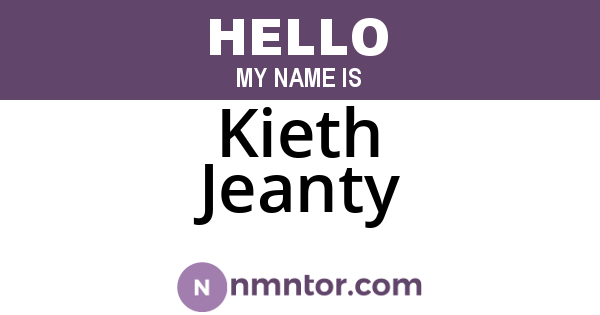 Kieth Jeanty