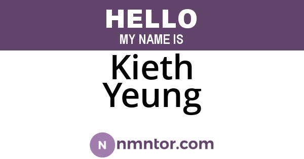 Kieth Yeung