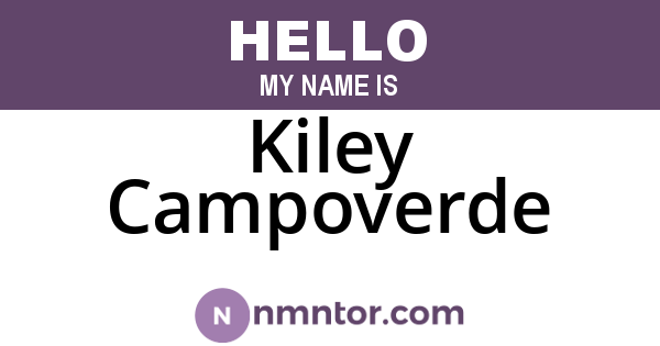 Kiley Campoverde