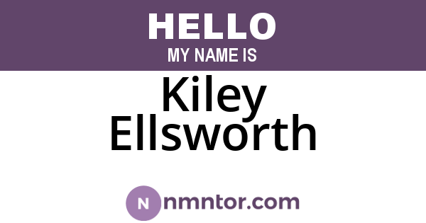 Kiley Ellsworth