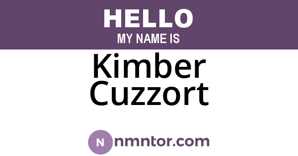 Kimber Cuzzort