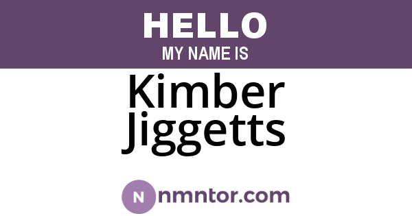 Kimber Jiggetts