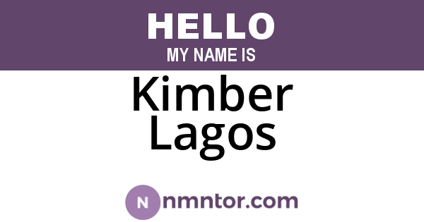 Kimber Lagos
