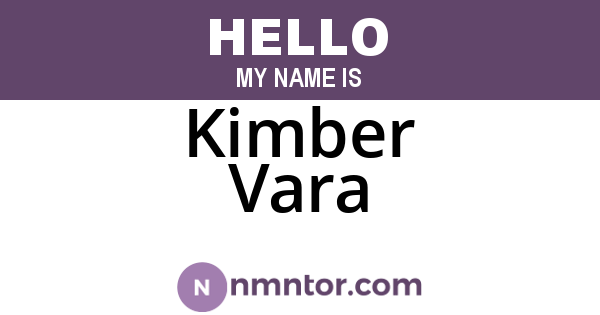Kimber Vara