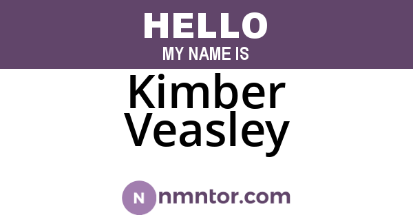 Kimber Veasley
